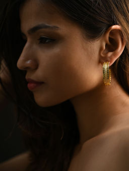 Heena Mittal - Suni Hoop Gold Hoop Earrings