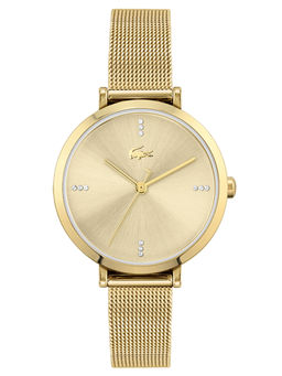 Lacoste - Geneva 2001166 Gold Dial Quartz Watch For Women