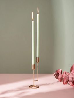 Nestroots - Luxurious Radiant Gold Candle Holder