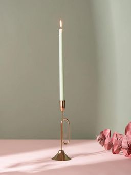 Nestroots - Glamorous Gold: Exquisite Candle Holder Small