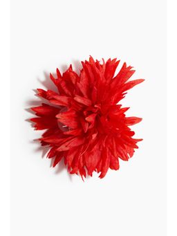 H&M - Women Red Flower-Look Hair Claw