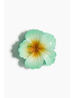 H&M - Women Green Flower-Shaped Hair Claw