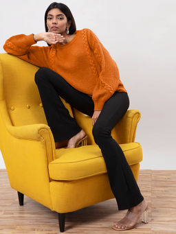 Twenty Dresses by Nykaa Fashion - Twisted Love Yellow Sweater