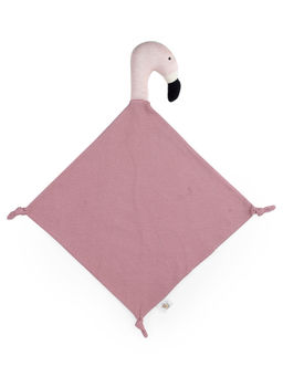 THE BABY TRUNK - Pink Flamingocomforter Soft Toy (0-36 Months )