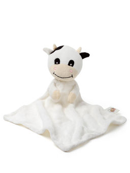 THE BABY TRUNK - White Cowcomforter Soft Toy (0-36 Months )
