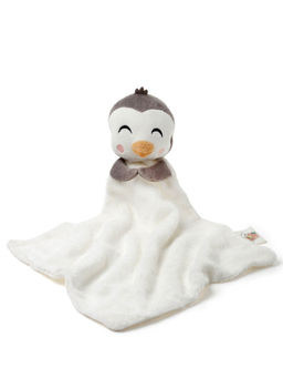 THE BABY TRUNK - White Penguincomforter Soft Toy (0-36 Months )