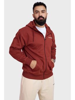 FUAARK - Signature Men Oversized Solid Zipper Sweatshirt