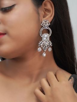 Niscka - Chandelier Crystal Dangler Earrings