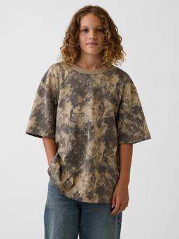 GAP - Men Multi-Color Printed Cotton T-Shirt