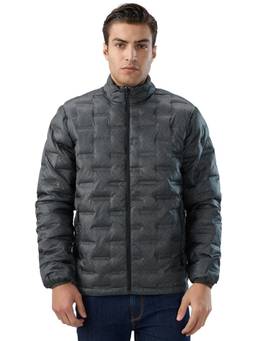 Parx - Men Olive Solid/Plain Polyester Jacket