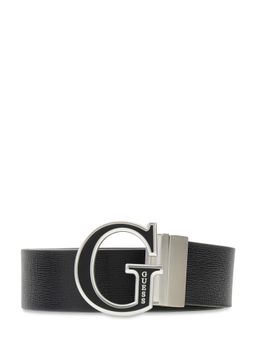 Guess - Black Leather Solid Men Belt