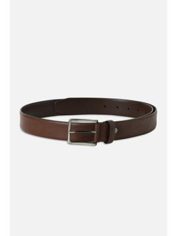 Peter England - Men Brown Solid Genuine Leather Belt