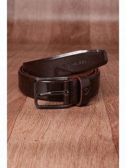 Van Heusen - Men Brown Textured Casual Belt
