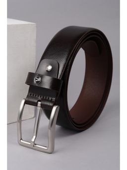 Van Heusen - Men Brown Textured Formal Belt