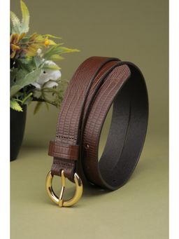 Van Heusen - Women Brown Textured Casual Belt