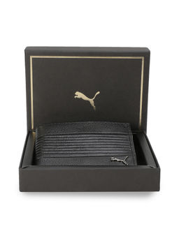 Puma - Black Leather Cruise V2 Bi-Fold Wallet