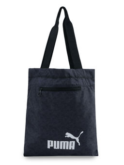 Puma - Navy Blue Washed Packable Style Printed Tote Bag