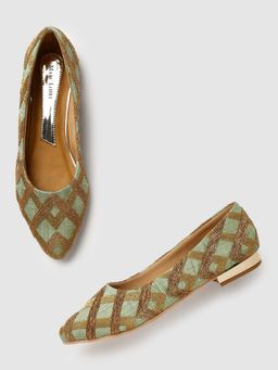 Marc Loire - Women Green Ethnic Ballerina