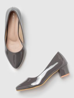 Marc Loire - Women Charcoal Melange Block Pumps