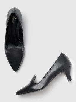 Marc Loire - Women Black Slingback Kitten Pumps