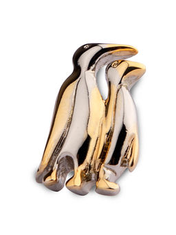 PELUCHE - Penguin Styled Lapel Pin for Men