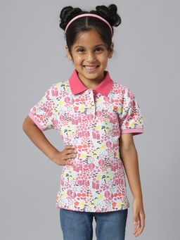 Beverly Hills Polo Club - High Season Bloom Aop Polo - Pink