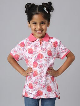 Beverly Hills Polo Club - Blowing in The Wind Aop Polo - Pink