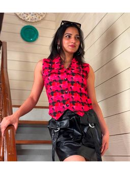 Tandul - Women Multi-Color Polyester Waist Coat