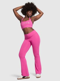 Victoria's Secret - PINK All-Day Cotton Fold over Flare Leggings