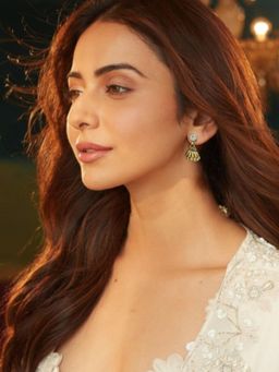 Accessher - Women White Brass Earrings