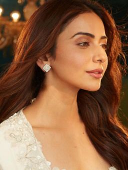 Accessher - Women White Brass Earrings