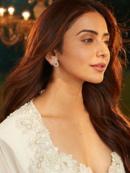 Accessher - Women White Brass Earrings