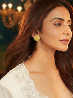 Accessher - Women Multi-Color Brass Earrings