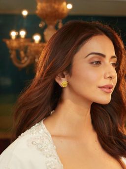 Accessher - Women Gold Brass Earrings