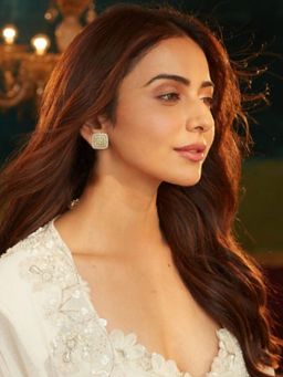 Accessher - Women White Brass Earrings