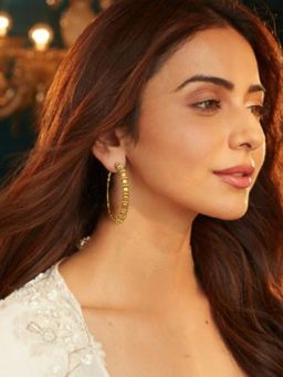 Accessher - Women Gold Brass Earrings