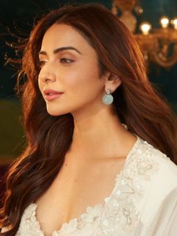 Accessher - Women Grey Brass Earrings