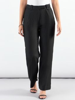 Powersutra - Stripped High-Waist Pleated Trouser
