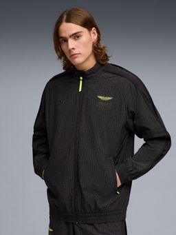 Puma - Aston Martin F1 Mens Textured T7 Oversized Jacket Black