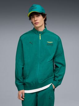 Puma - Aston Martin F1 Mens Textured T7 Oversized Jacket Green