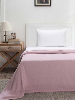 Maspar - Purple Cotton Bed Cover (Single)