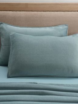 Maspar - Green Soft & Stylish Cotton 2 Pillow Covers