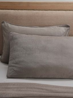 Maspar - Dark Grey Soft & Stylish Cotton 2 Pillow Covers