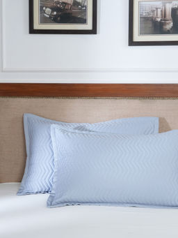 Maspar - Blue Soft & Stylish Cotton 2 Pillow Covers