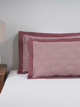 Maspar - Purple Soft & Stylish Cotton 2 Pillow Covers