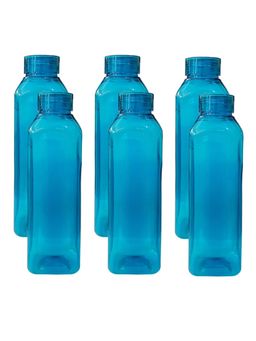 Kuber Industries - Kuber Industriess For Kids & Adults Refrigerator Plastic Bottle Set of 6 Blue