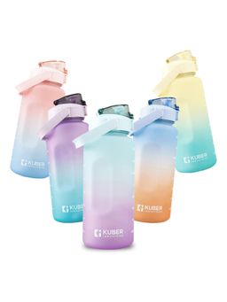 Kuber Industries - Motivational 2 Litre Water Bottle with Time Marker