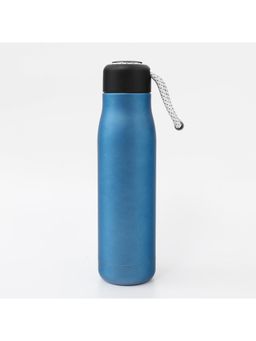 Kuber Industries - with Carry Handle Thermos Flask for Gym Bottle 550 ML Blue
