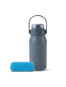 Kuber Industries - Water Bottle & Mouse Wrist Pad Combo Set 1000 ML Multi Color