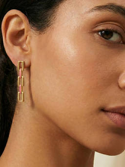 Nishani - Women Silver Link Earrings